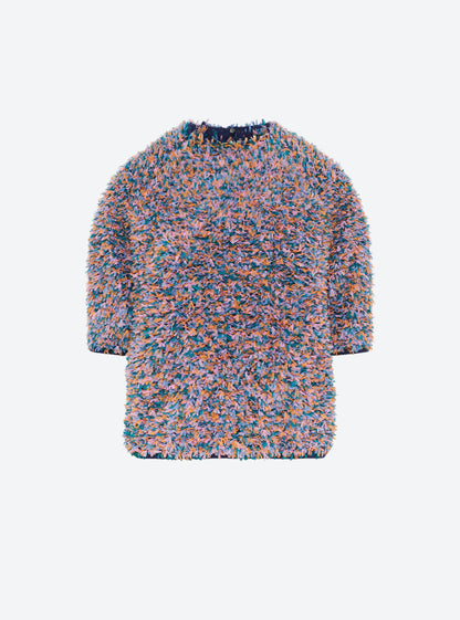 top plumetis manches coudes