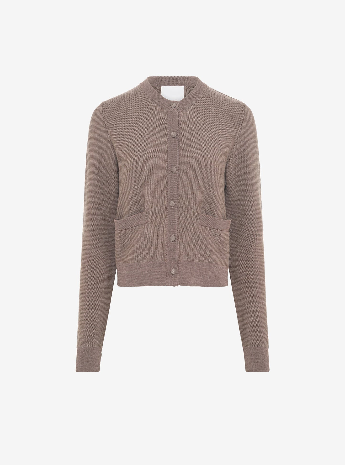 cardigan maille point mousse