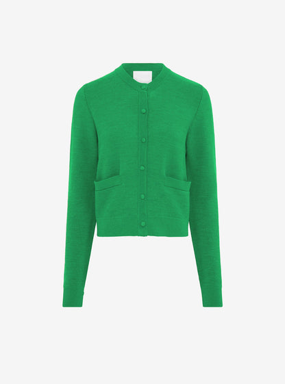 cardigan maille point mousse