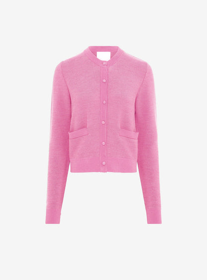 cardigan maille point mousse