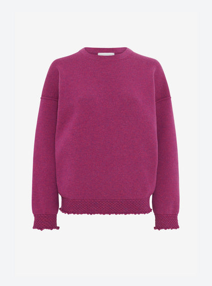 sweat loose finitions smockées
