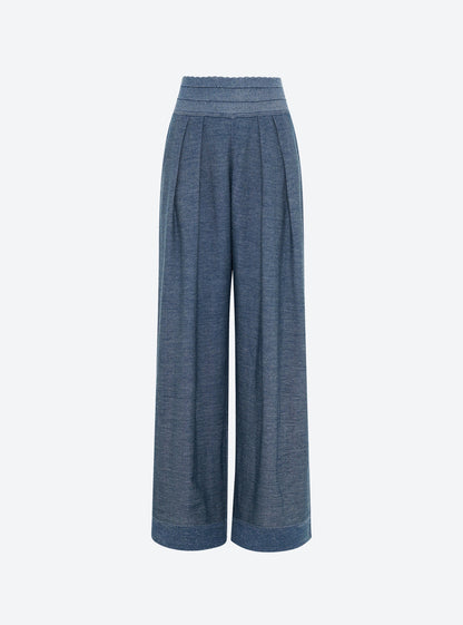 pantalon fluide maille fine jersey