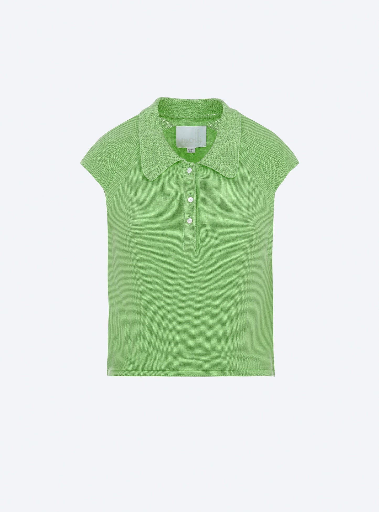 top maille petit col point de riz