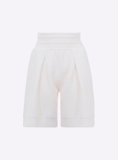short en maille mini côte piquée