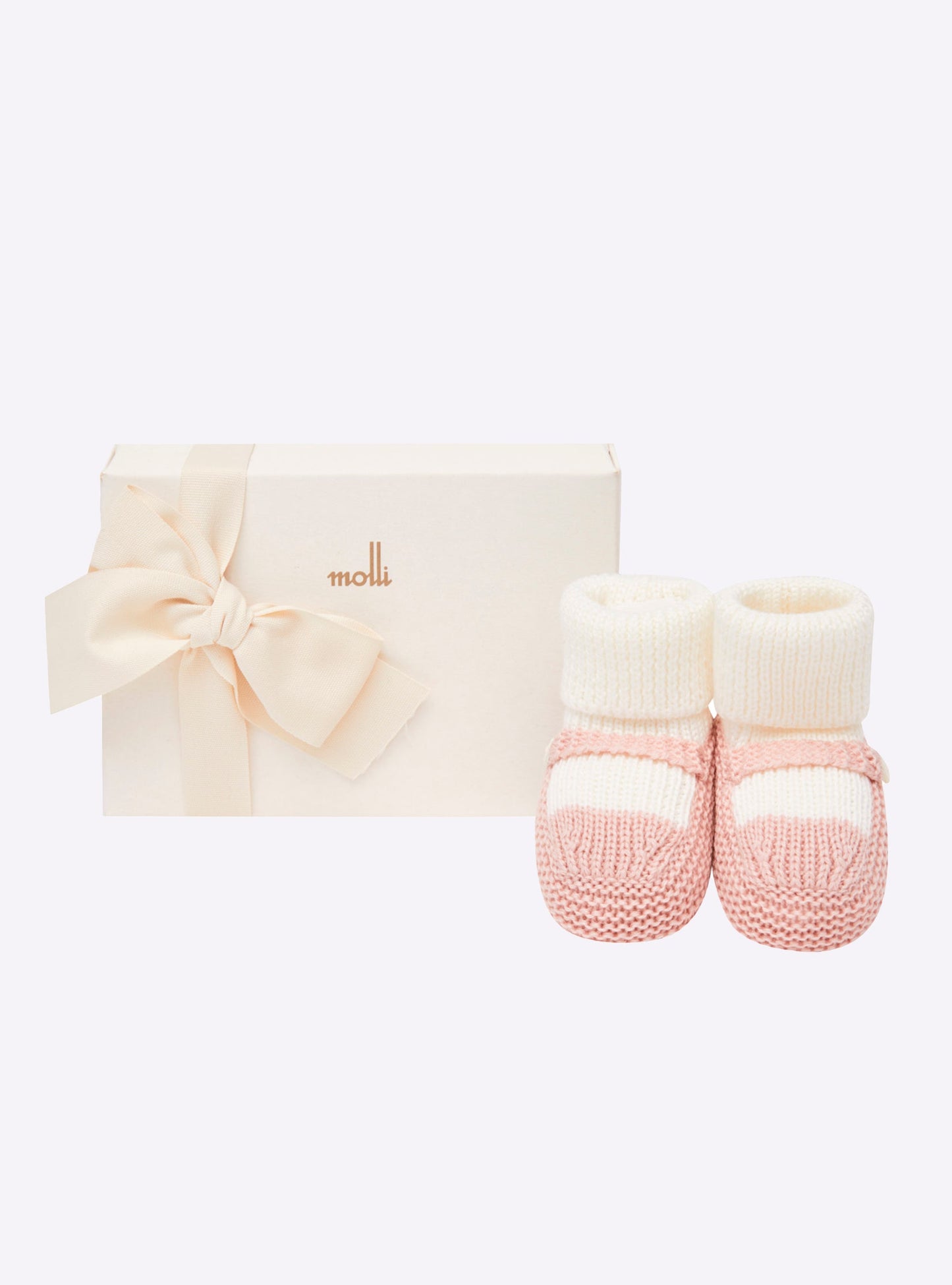 chaussons bébé à bride bicolores