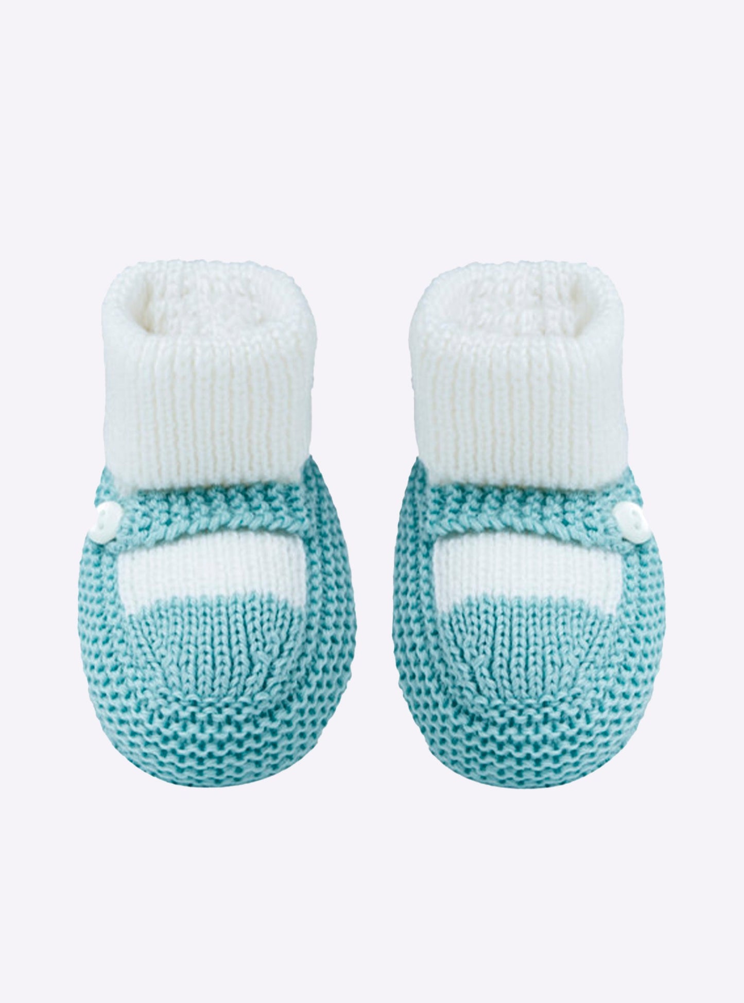 chaussons bébé à bride bicolores