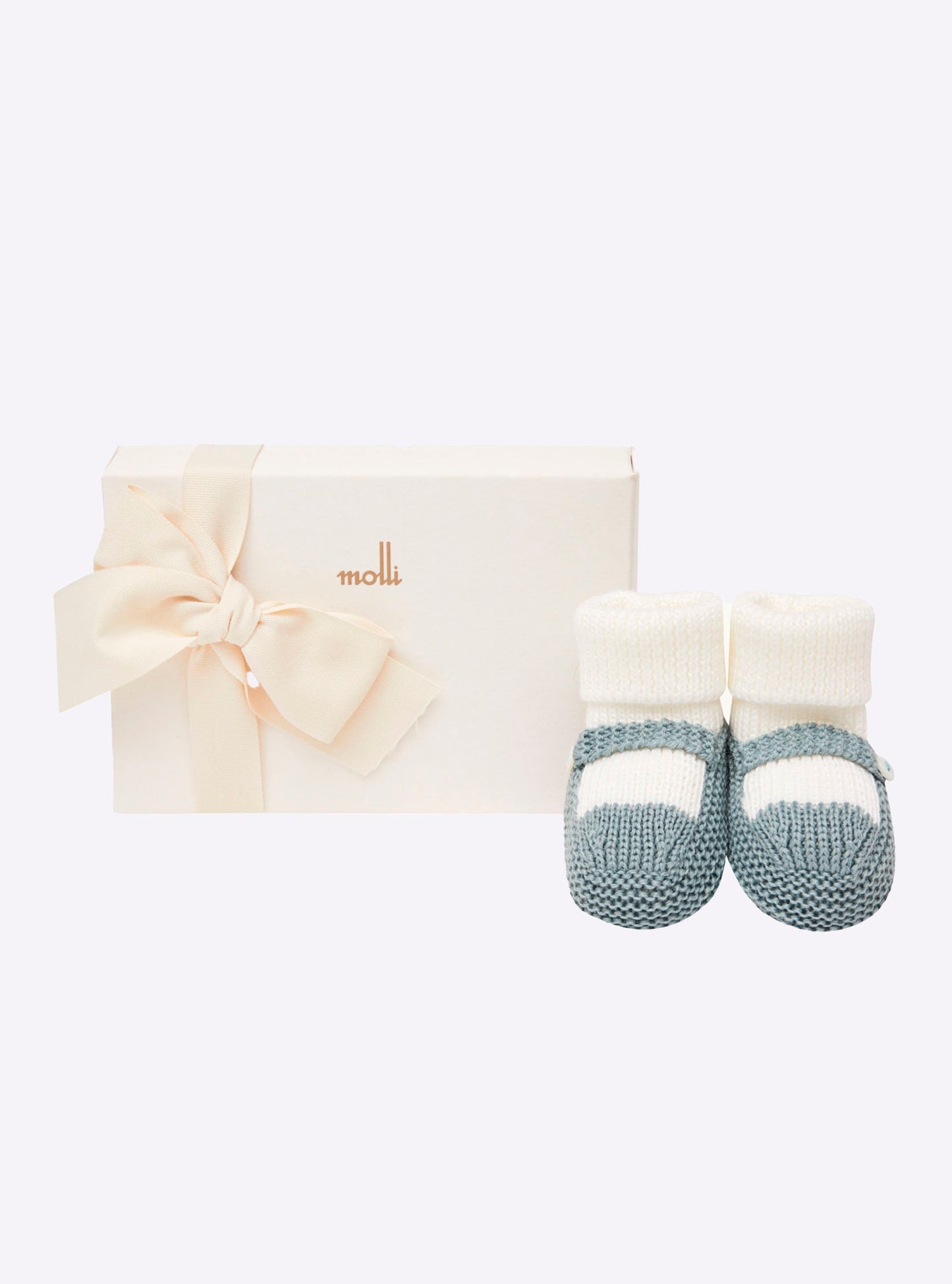 chaussons bébé à bride bicolores