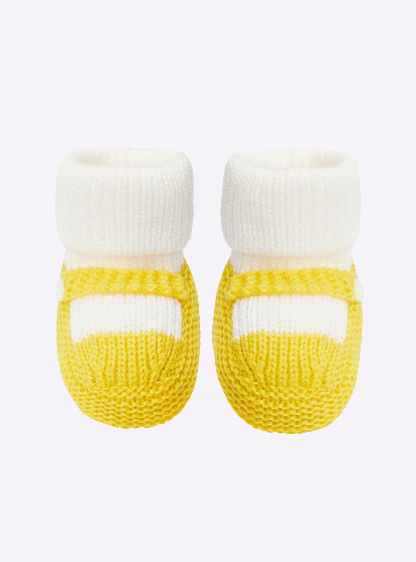 chaussons bébé à bride bicolores