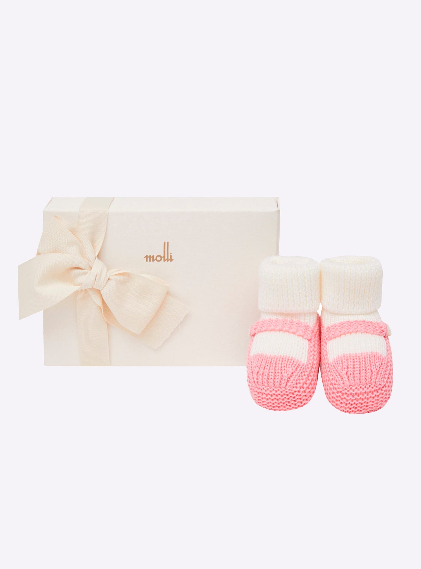 chaussons bébé à bride bicolores