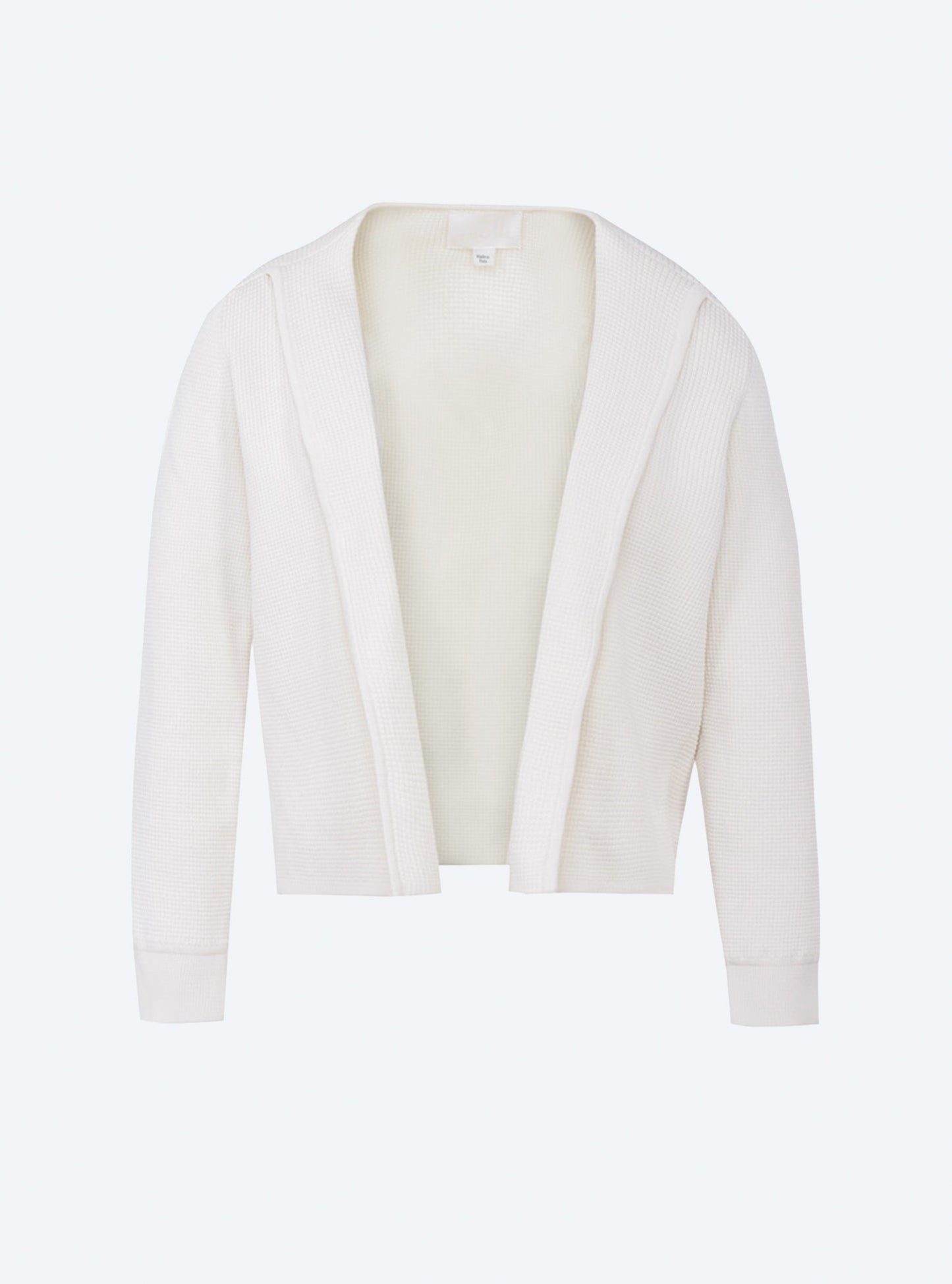 veste en maille mini côte piquée