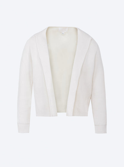 veste en maille mini côte piquée