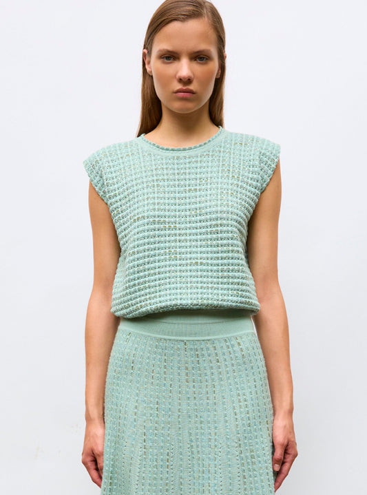 top maille bijou