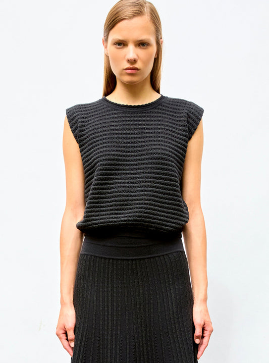 top maille bijou
