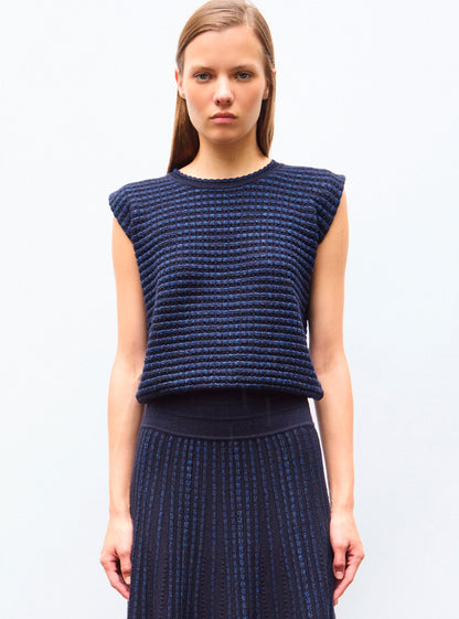 top maille bijou