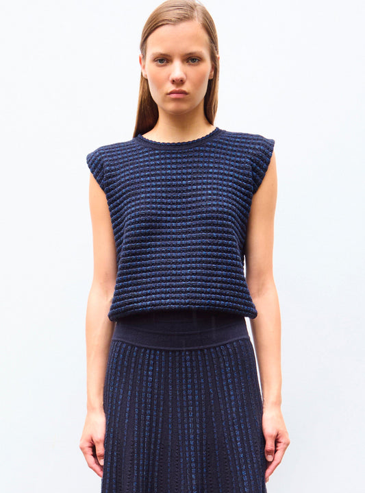 top maille bijou