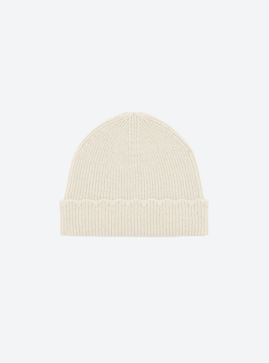 bonnet côtes festonnées en maille