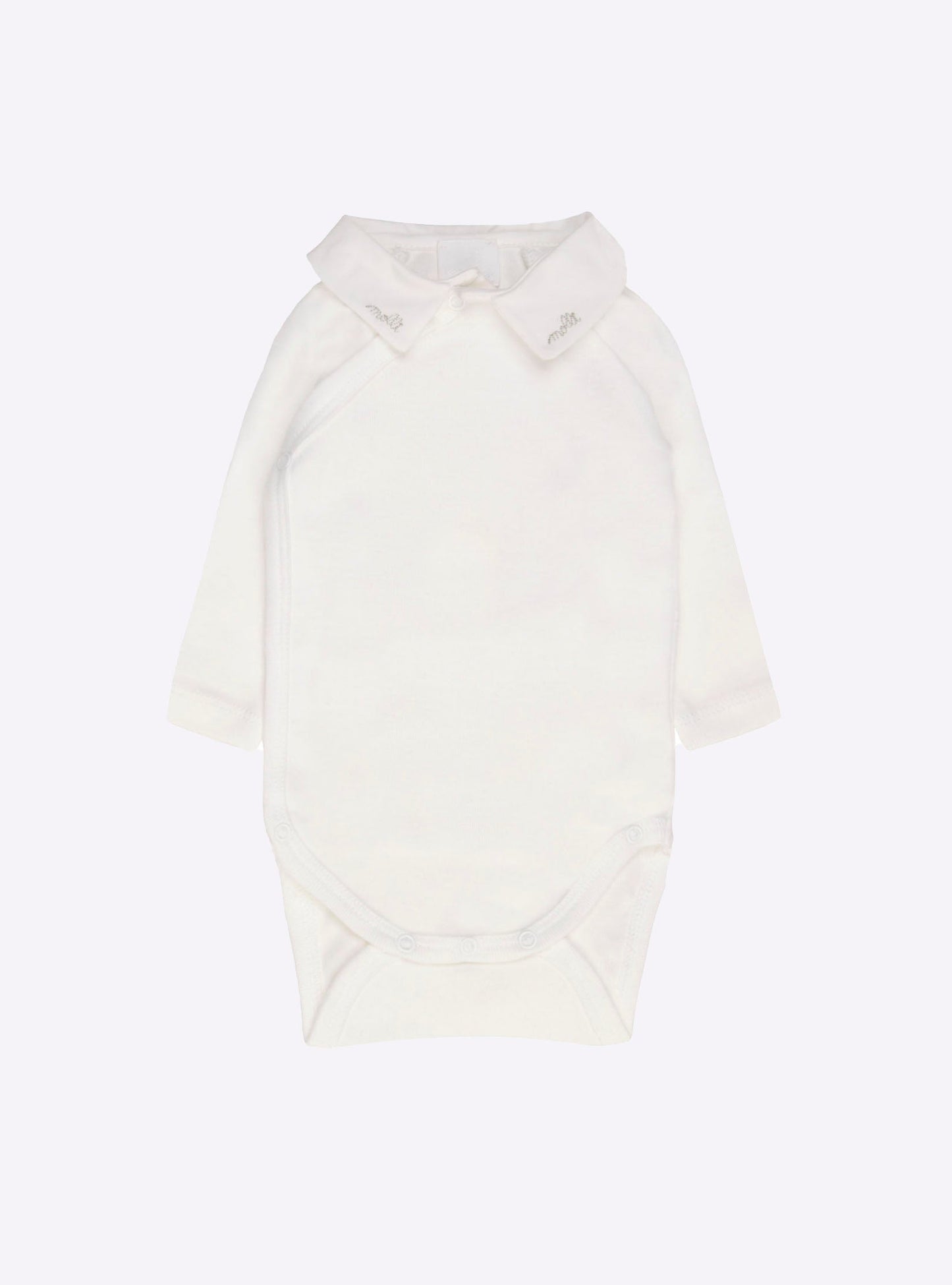 body bébé croisé col pointu