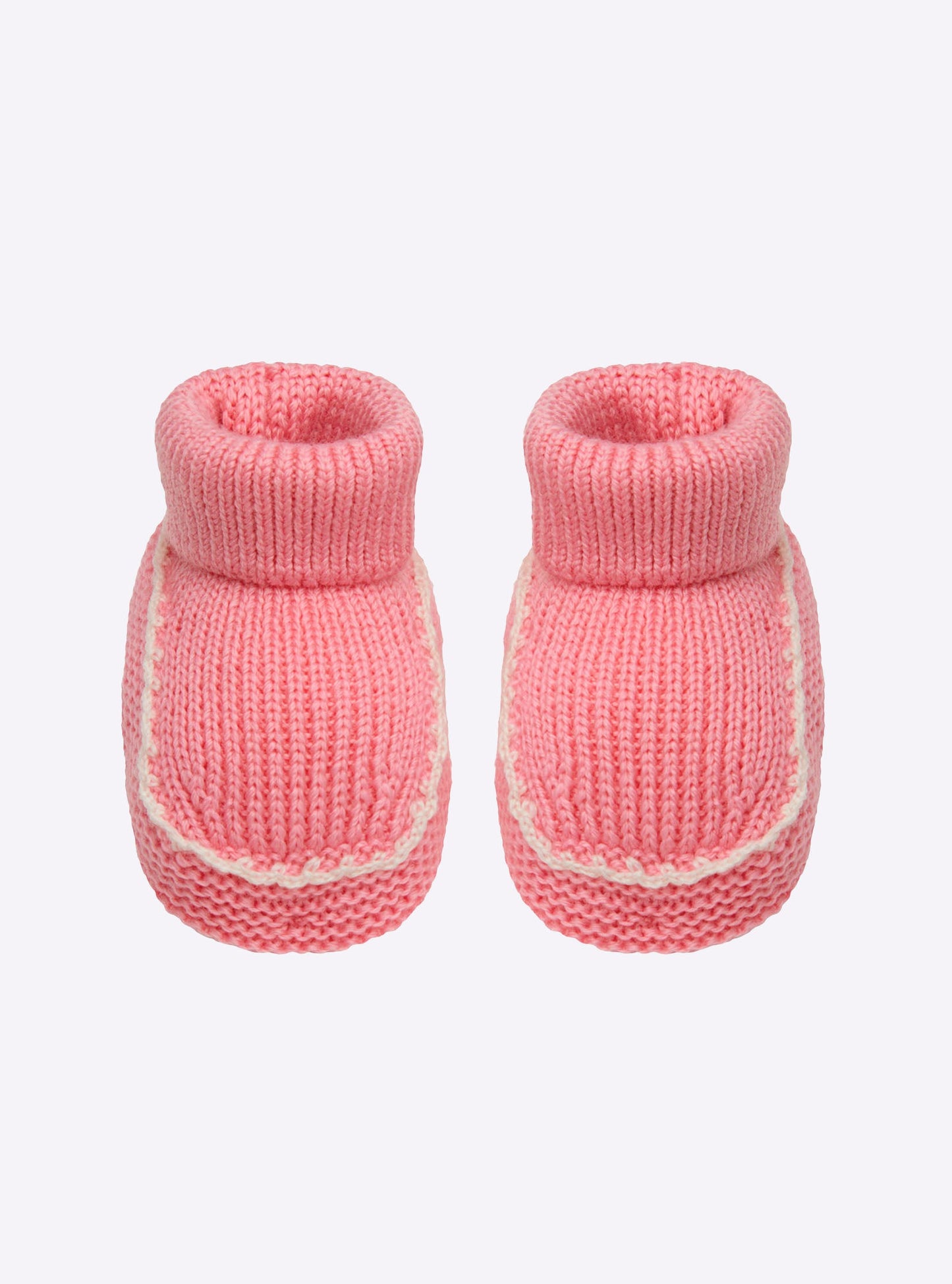 chaussons bébé à finitions crochet