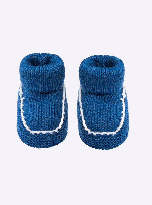 chaussons bébé à finitions crochet