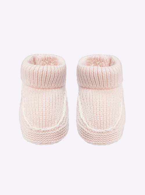 chaussons bébé à finitions crochet