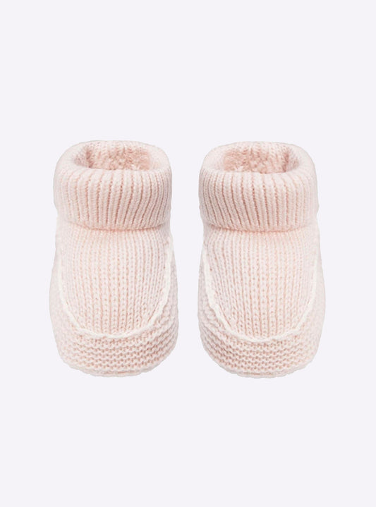 chaussons bébé à finitions crochet