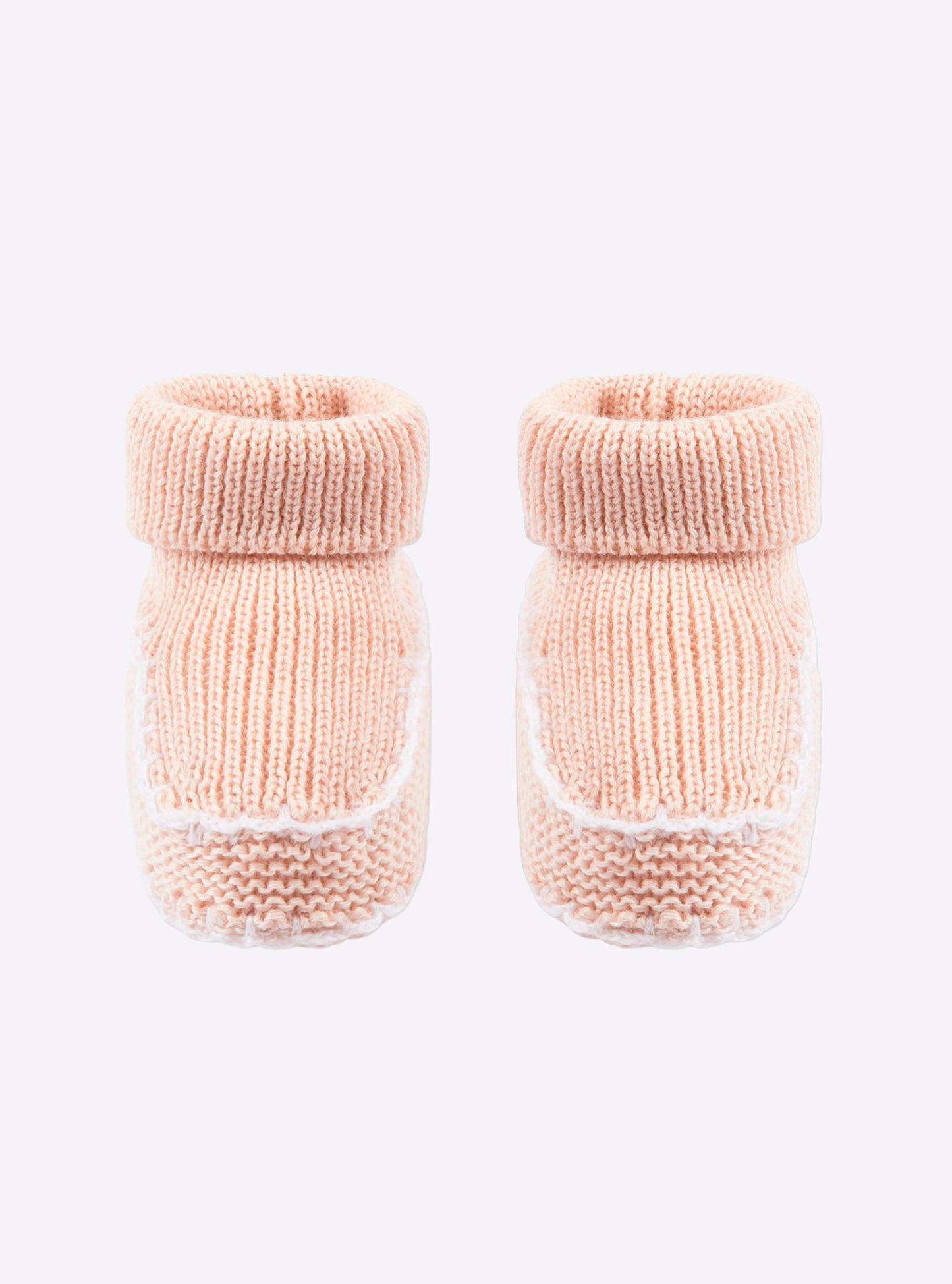 chaussons bébé à finitions crochet