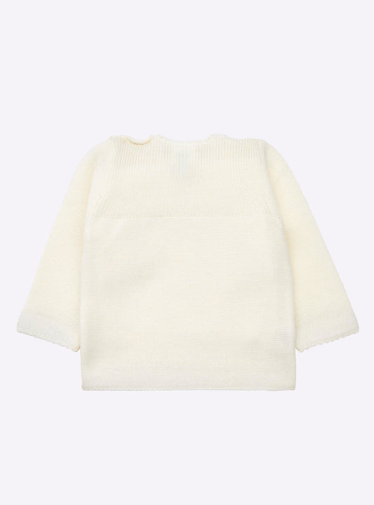 brassière bébé à côtes et picots