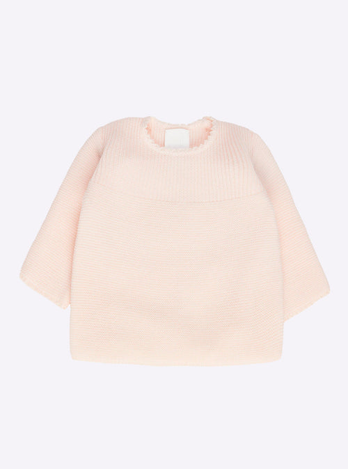 brassière bébé à côtes et picots