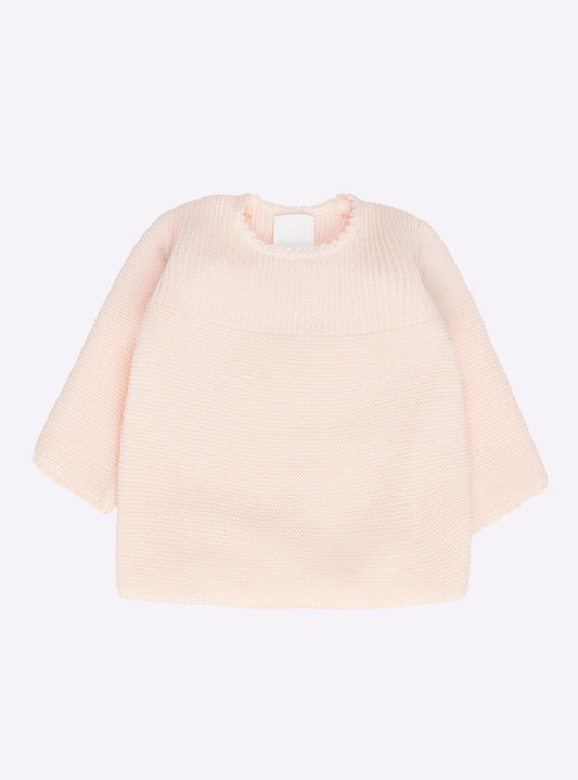 brassière bébé à côtes et picots
