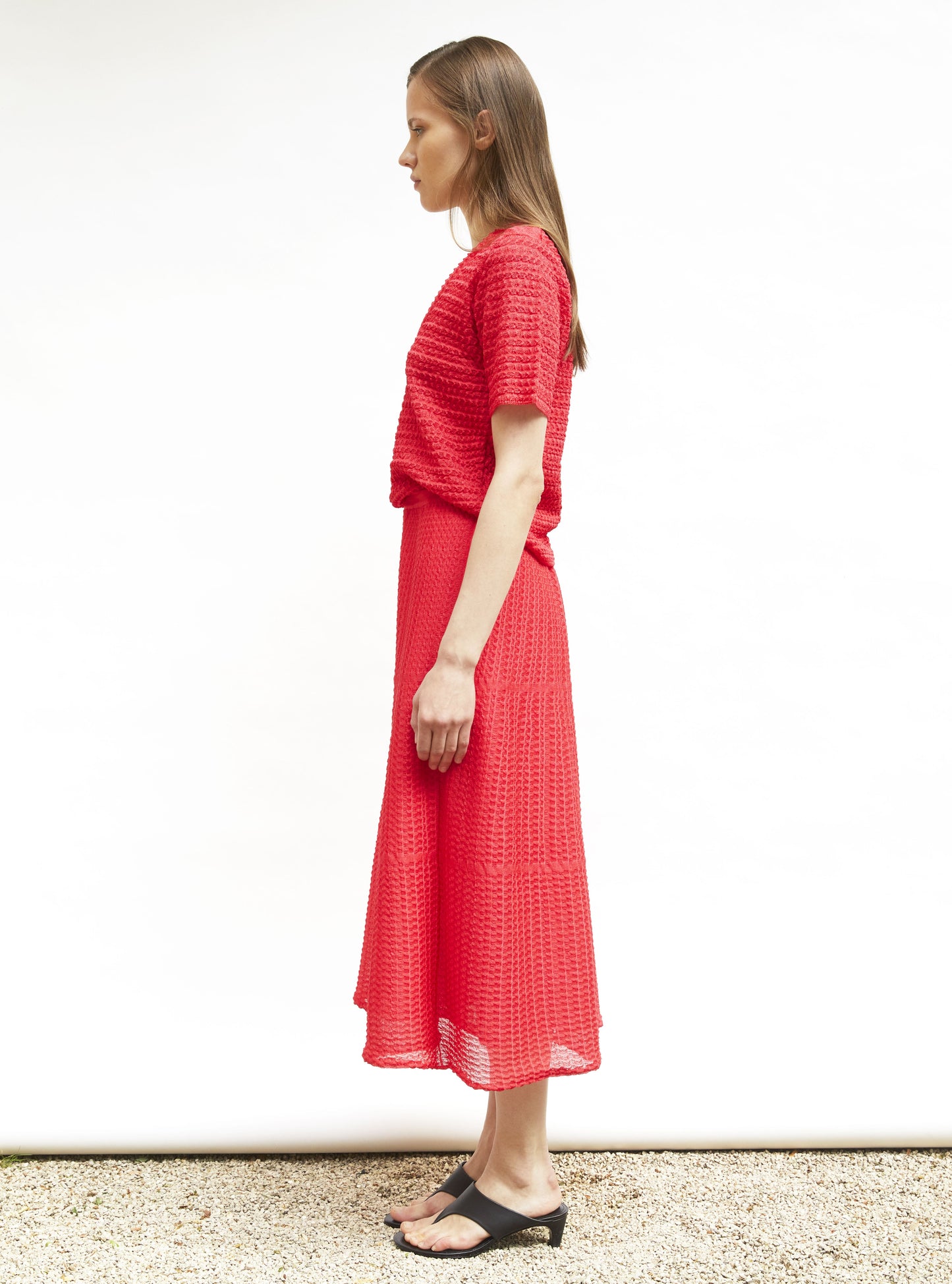 jupe légère maille organza