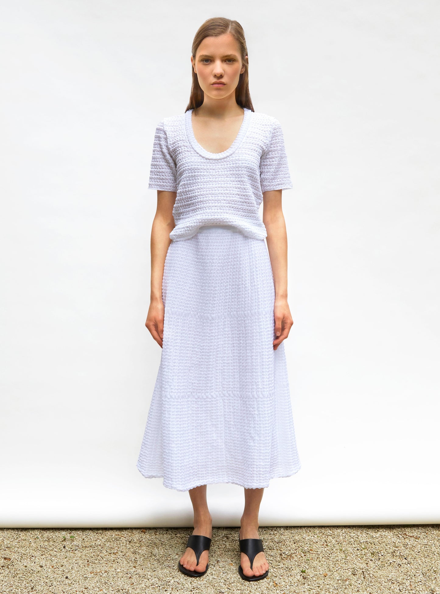 top maille organza
