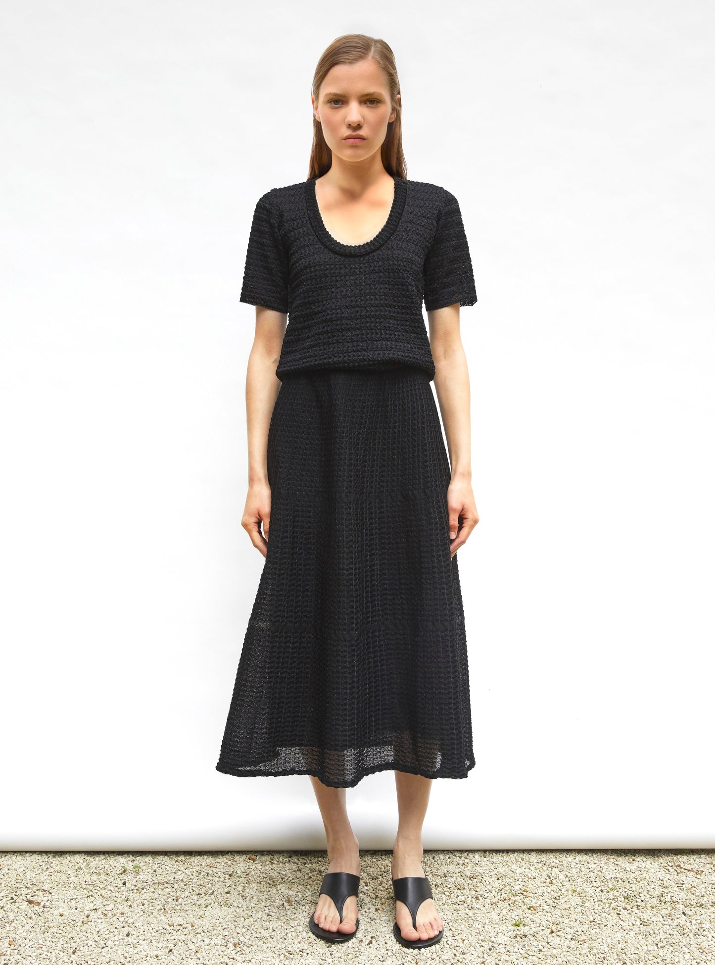 top maille organza