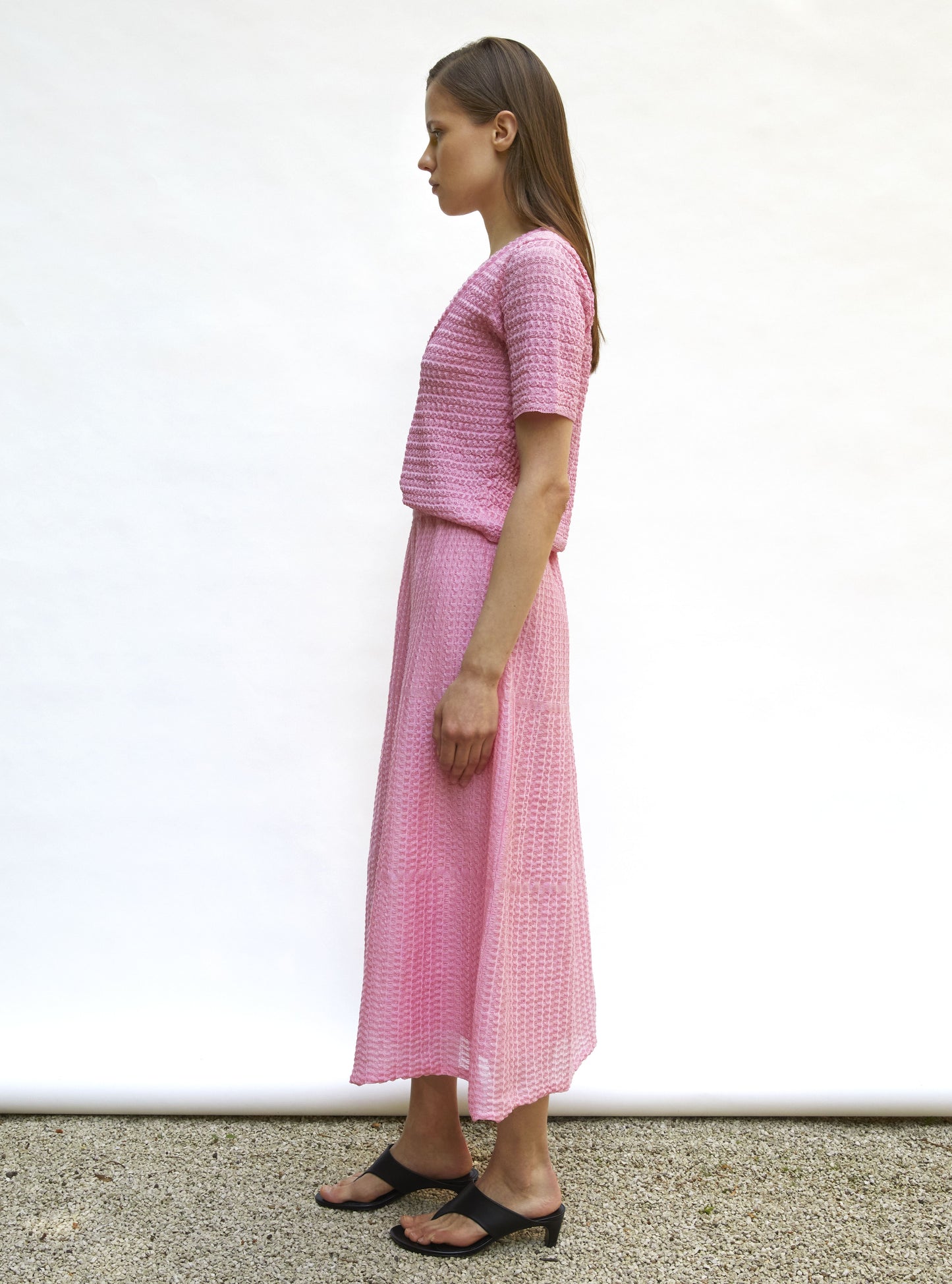 jupe légère maille organza