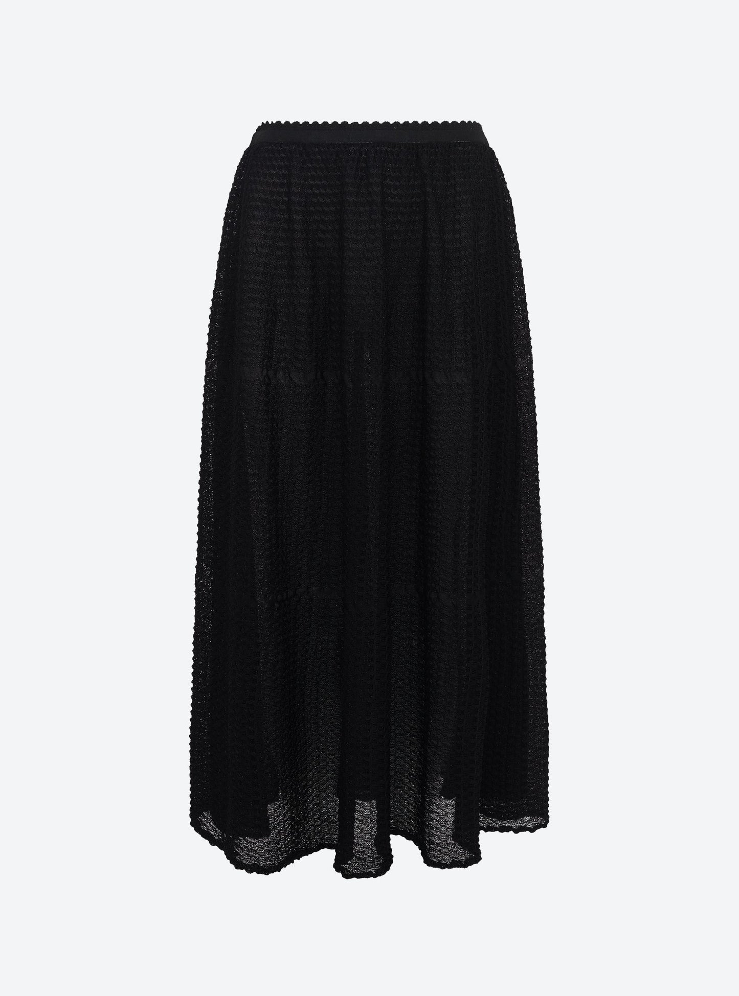 jupe légère maille organza