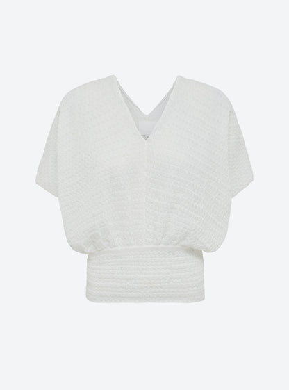 top couture maille organza