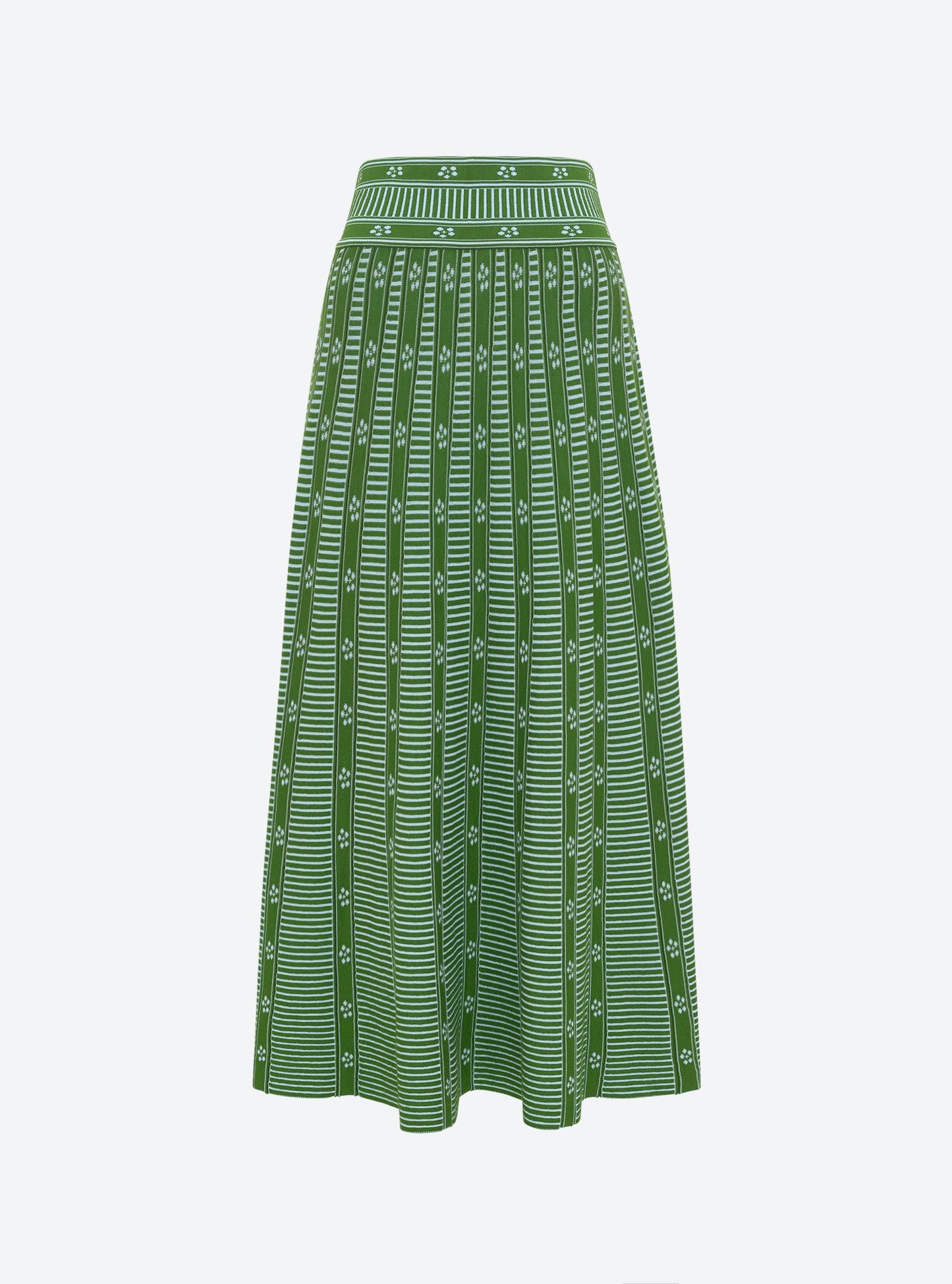 jupe jacquard mini fleurs