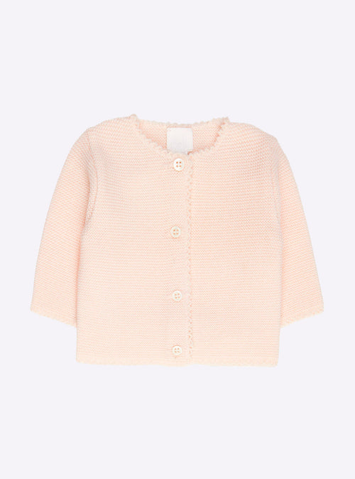 cardigan bébé à picots
