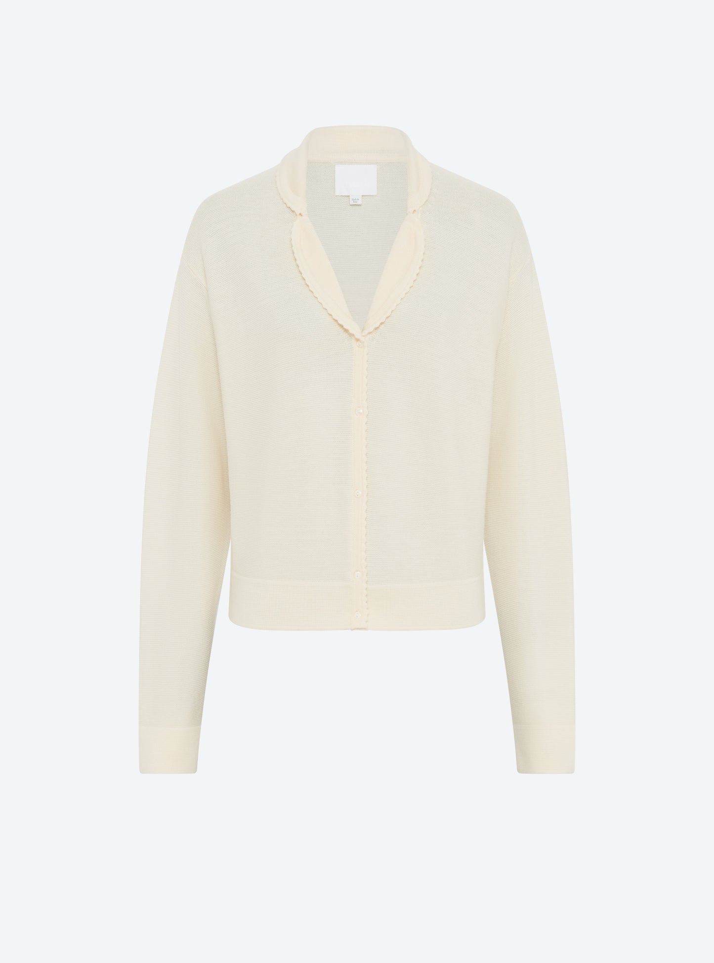 chemise maille encolure v