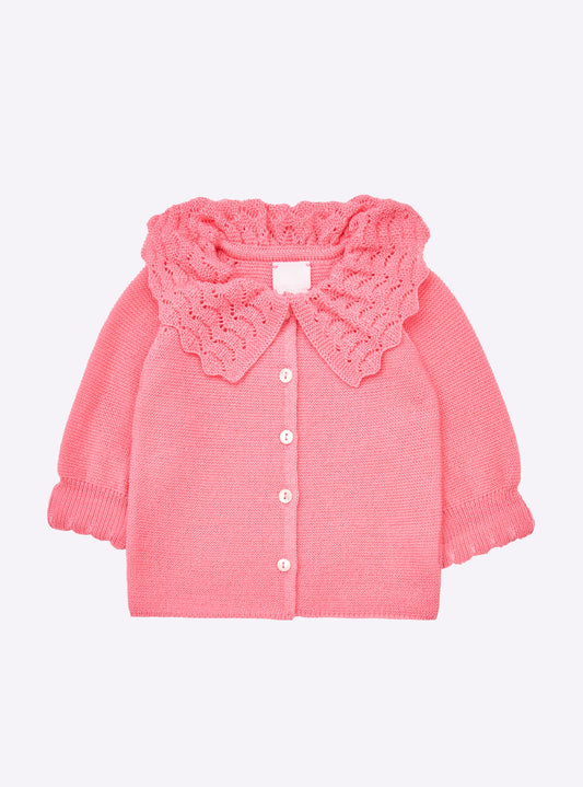 brassière bébé à col dentelle