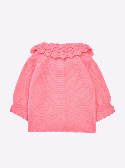 brassière bébé à col dentelle