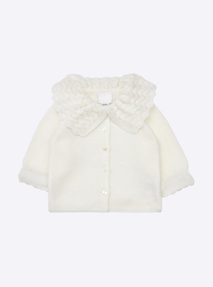brassière bébé à col dentelle