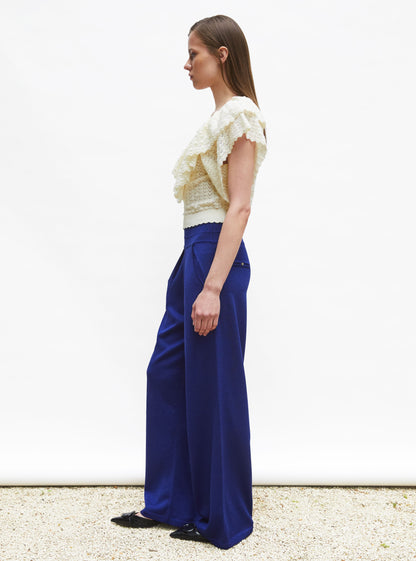 top v maille pointelle