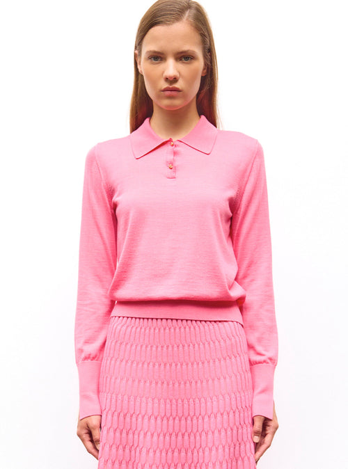 polo fin en jersey soyeux