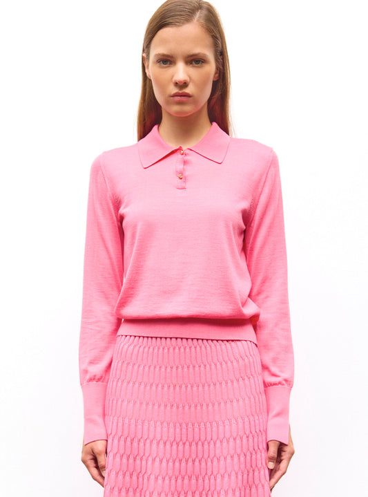 polo fin en jersey soyeux