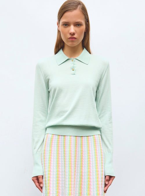 polo fin en jersey soyeux