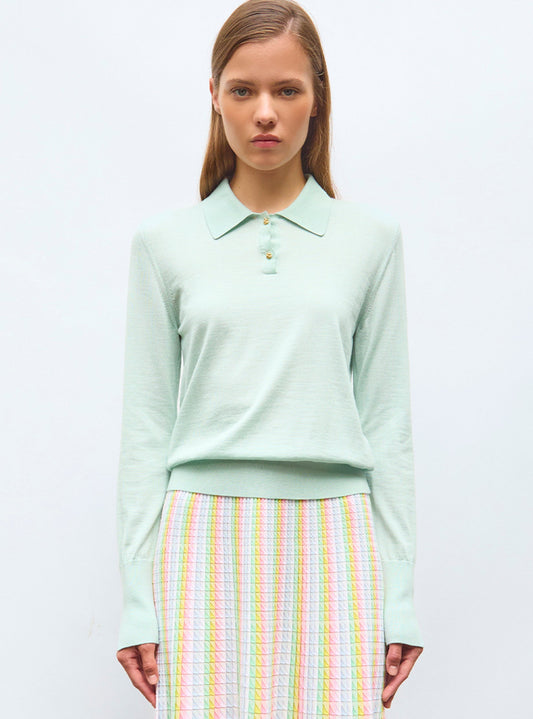 polo fin en jersey soyeux
