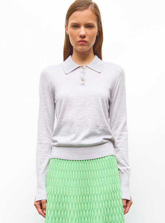 polo fin en jersey soyeux