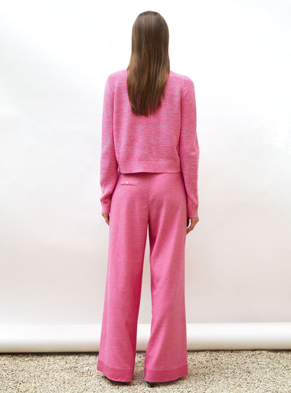 cardigan maille point mousse