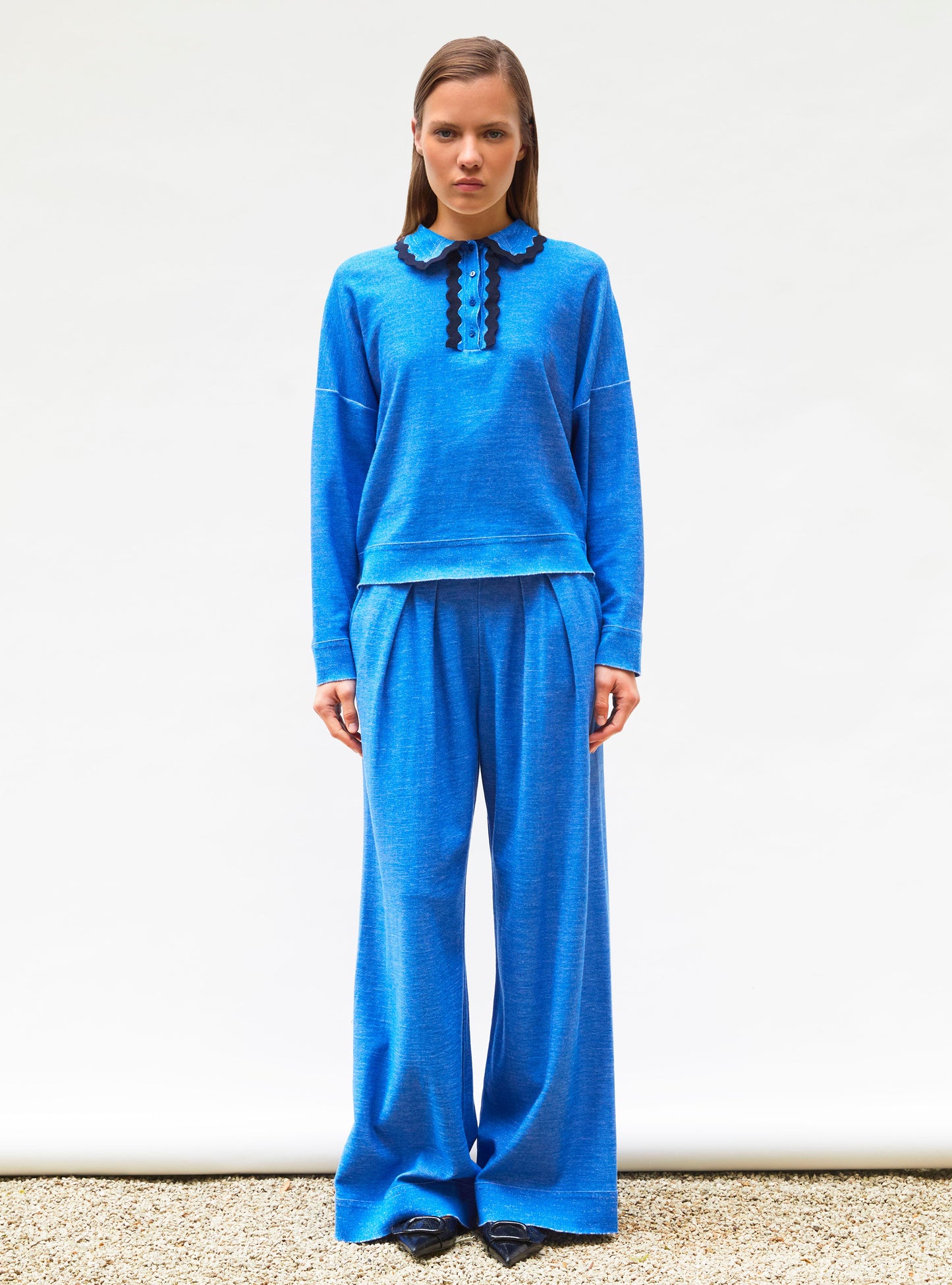 pantalon fluide maille fine jersey