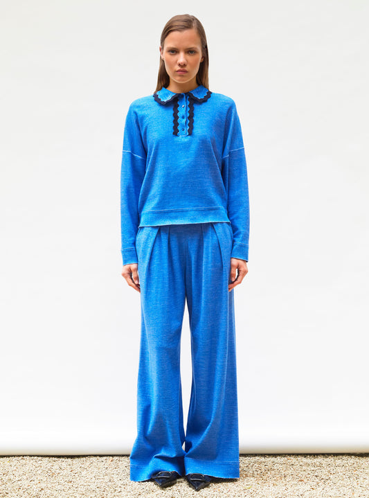 pantalon fluide maille fine jersey